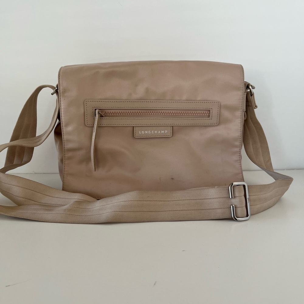 Longchamp Taupe Shoulder Bag